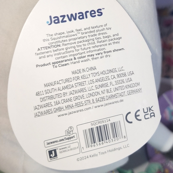 🖤 PATTY 🐄❤️ Select Series Valentine 2024 Pink Purple & Silver Cow Squishmallow - Picture 6 of 6
